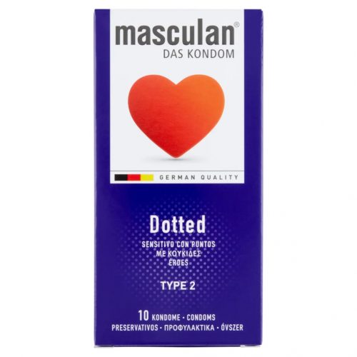 Masculan Óvszer 10db "2" Érdes (Lila)