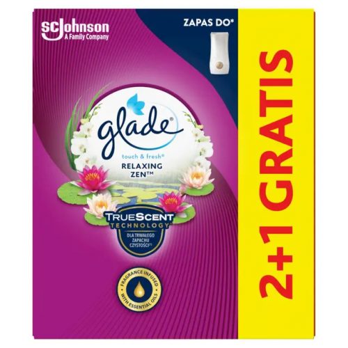 Glade Touch&Fresh utántöltő 2+1 30ml Japán kert