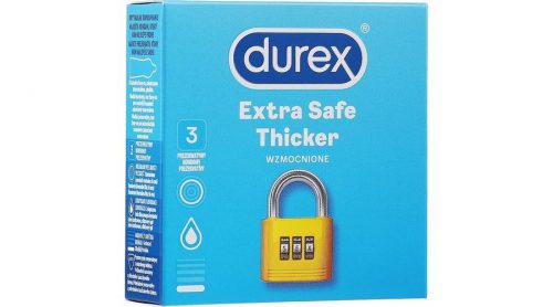 Durex óvszer 3db Extra Safe