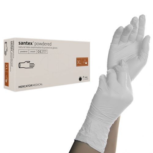 Santex Latex Powdered Kesztyü 100db 9-10 "XL"