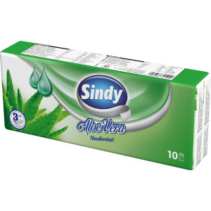 Papírzsebkendő Sindy 10*10 3rtg. Aloe