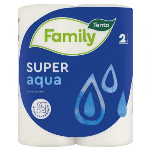 Tento Kéztörlő Family Super Aqua 2 rtg. 2 tek. 2x45 lap