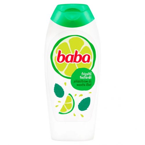 Baba Tusfürdő 400ml Zöldcitrom és Menta