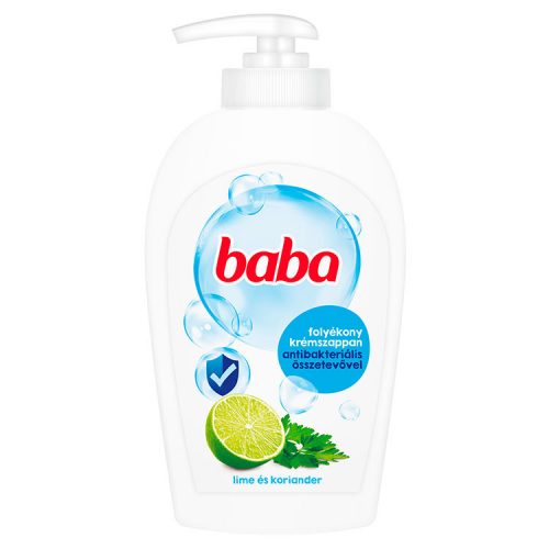 Baba Folyékony Szappan 250ml Pumpás Antibac Lime