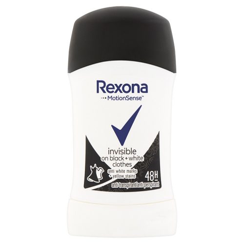 Rexona női izzadásgátló stift 40ml Invisible B&W